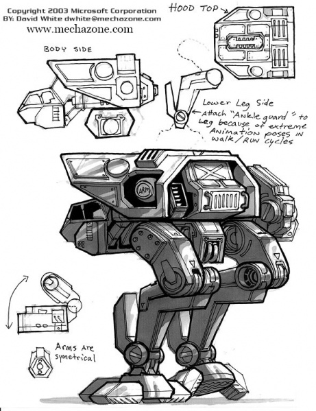File:MechWarrior 4 Puma back view by Mecha Master.jpg